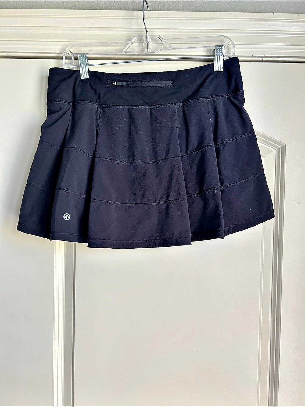 Lululemon Pace Rival Skirt Black Mid rise Skirt